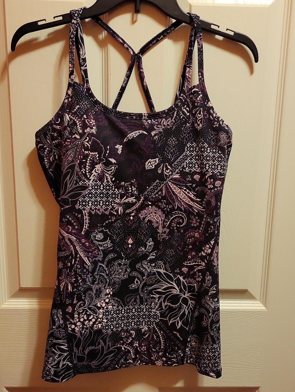 Gaiam Women's Floral Geometric Print Tank Top Size Small